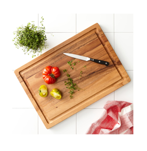 Planche à découper en bois de style unique planche à découper en bois de service carrée avec poignée utilisation de cuisine meilleure vente - Product Image 6