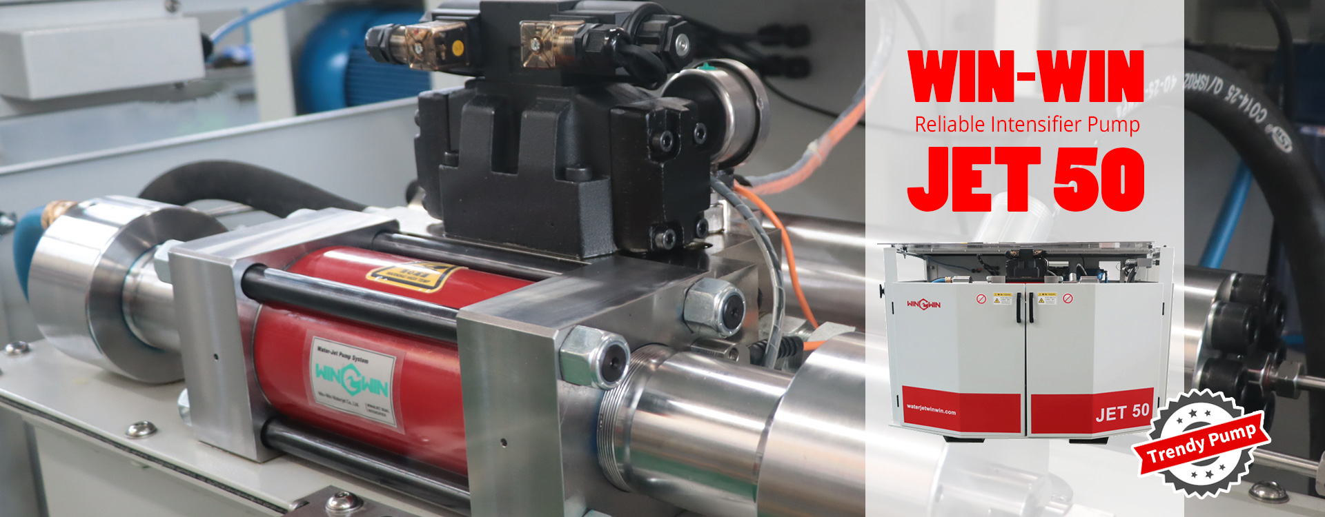 WW JET50 Water jet cutting intensifier pump 60000psi waterjet cutter machine pump(图4)