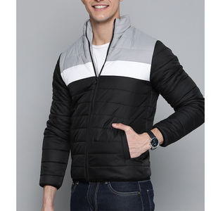 Chaqueta Bomber de Plumón para Hombre, con Logotipo Personalizado, para Invierno y Esquí, Cuello Alto, Resistente al Viento y Transpirable - Product Image 3
