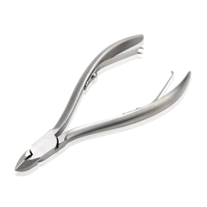 Nouveaux pinces à cuticules à ongles en acier inoxydable joint de recouvrement Double ressort finition terne 8mm lame tranchante outils de cuticule à ongles en acier fort - Product Image 4