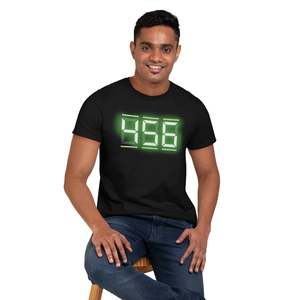 เสื้อยืดลายตัวอักษรดิจิทัล Squid Game 456 ผ้าฝ้ายออร์แกนิค 100% ลายพิมพ์เจอร์ซีย์แบบเรียบ - Product Image 2