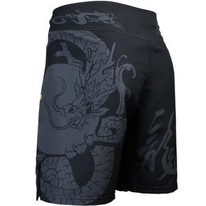 Shorts de performance extensibles dans les 4 sens imprimés sur mesure OEM Jiu Jitsu Combat MMA Grappling Short MMA Boxe Shorts de combat - Product Image 6