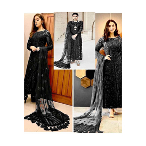 Salwar kameez pakistanais robes de pelouse femmes shalwar kameez dupatta pakistanais inde vente de produit - Product Image 3
