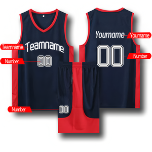 ชุดบาสเก็ตบอลแบบกำหนดเอง เสื้อทีมและกางเกงขาสั้นพร้อมชื่อ หมายเลข และโลโก้ ผลิตเร็วภายใน 7 วัน สำหรับโรงเรียนและสโมสร - Product Image 2