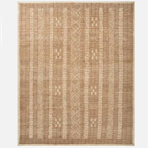 Alfombra de Yute natural con diseño lineal blanco abstracto para sala de estar, dormitorio, pasillo, habitación de invitados, hotel, oficina, venta al por mayor - Product Image 2