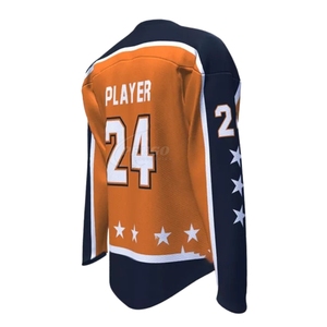 เสื้อฮอกกี้น้ำแข็ง |   ชุดทีมพรีเมียม |   ผ้าที่ระบายอากาศได้ดีและมีประสิทธิภาพสูง |   การเย็บที่ทนทาน ขายส่งแบบ OEM - Product Image 6