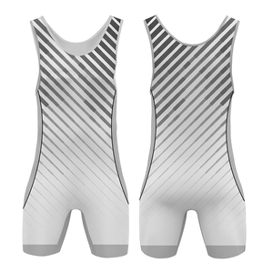 Vêtements de lutte pour hommes en spandex/polyester, personnalisés, de qualité professionnelle, respirants, légers, à séchage rapide, vente en gros d'usine - Product Image 3