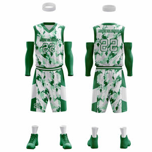 Qualité supérieure 100% Polyester Hommes Réversible Full Sublimation Basketball Uniforme Jersey USA Basketball Maillots pour Équipe - Product Image 4