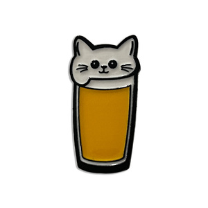 סיטונאי התאמה אישית של סיכות מתכת עם מרקם אמייל דמוי וציפוי גומי בגב - Product Image 5