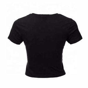 Top des tendances femmes t-shirt confortable respirant ajusté léger vente chaude femmes t-shirt avec en gros - Product Image 2