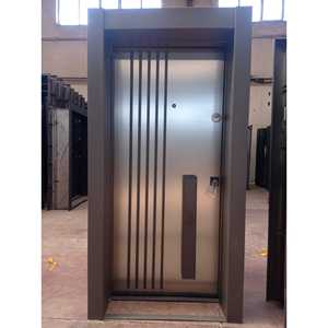 Porte d'entrée en acier moderne ABSDOOR TITANRA, prix imbattable, économie d'énergie, design réglable, entrée intérieure, villas, hôtels - Product Image 3