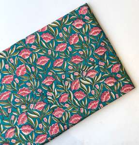 ผ้าฝ้าย100% บล็อกพิมพ์ลายผ้าฝ้ายผ้าฝ้ายทำด้วยมือแบบดั้งเดิมรักษาสิ่งแวดล้อมแบบดั้งเดิมระบายอากาศได้ - Product Image 5