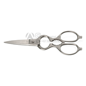 Tijeras de Sastre Profesionales de Acero Inoxidable de Alta Resistencia con Recubrimiento de Titanio Pulido y Mango de Aleación de Zinc con Agarre Suave para Coser Telas - Product Image 3