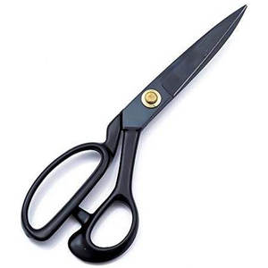 Ciseaux de tailleur en acier inoxydable noir, ciseaux de couture tranchants, outil de coupe de tissu robuste - Product Image 1