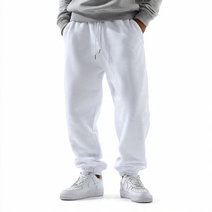 Oversize 400 GSM Fleece Jogger Sweatpants <b>Men's</b> Winter Outdoor Streetwear <b>Baggy</b> Sweat Pants <b>Men</b> Drawstring Waist <b>Trouser</b> Pajama - Product Image 1