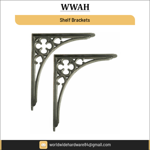 Quincaillerie industrielle en fonte à usage intensif de conception classique Supports muraux de support d'étagère triangulaire de bonne qualité Prix d'usine - Product Image 4