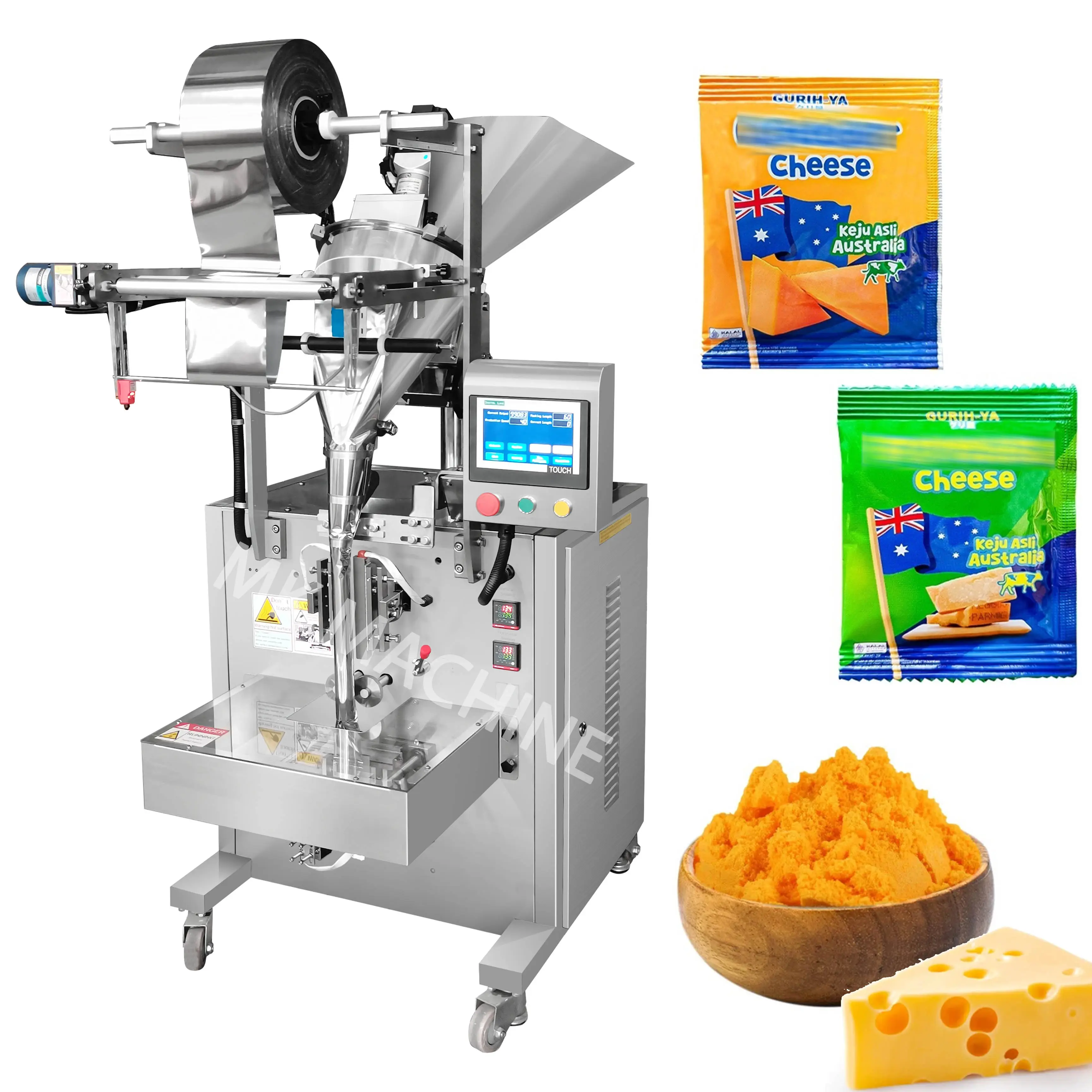 1g ~ 10 g小型袋チーズ粉末包装機自動サワークリーム粉末バーベキュー粉末サシェ包装機