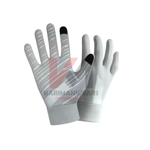 Gants de course isolés de haute qualité blancs, antidérapants, imperméables, gants de sport d'hiver, activités de plein air, chauds et respirants - Product Image 1