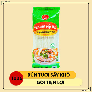 บะหมี่ข้าวแห้ง 400 กรัม บรรจุภัณฑ์แบบถุง บะหมี่ข้าวแห้งคุณภาพสูง ข้าว 85% น้ำสะอาด 15% ผลิตในเวียดนาม รับผลิตแบบ OEM/ODM - Product Image 3