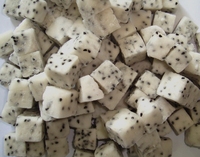 Viet Delta IQF Rode en Witte Dragon Fruit Bulk met Premium Kwaliteit Diepvries Pitaya Fruitblokjes en -stukjes