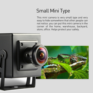 REVODATA kamera IP Mini 5MP 1.7mm, kamera keamanan dalam ruangan panorama lensa mata ikan (I706-3-TS) - Product Image 3