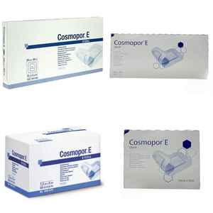 Vendajes adhesivos para heridas Cosmopor E 10 20cm 25pk 10 25cm 25pk 5 7 2cm 50pk y 8 10cm 25pk almohadillas médicas estériles - Product Image 1