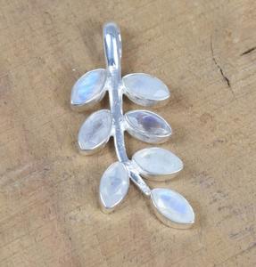Boho Style 925 Sterling Silver Moonstone Gemstone Pendentif Bijoux Fait Main Pendentif En Argent Bijoux pour Femmes Cadeau De Mariage pour Elle - Product Image 2