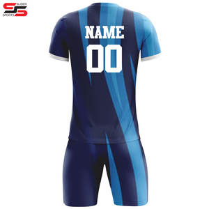 Équipe de football personnalisée blanc Club hommes uniformes à manches courtes ensemble de football hommes uniforme de football en gros - Product Image 6