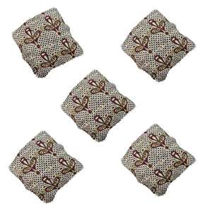 Juego de 5 Fundas de Cojín, Fundas de Almohada Decorativas de 16x16, Diseño Floral Étnico con Impresión Digital, Cuadradas, de Lujo, para el Hogar, para Sofá, Cama - Product Image 2