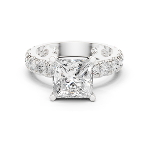 10K Crystal Butterfly <b>Ring</b> <b>Adjustable</b> <b>Size</b> - Product Image 3