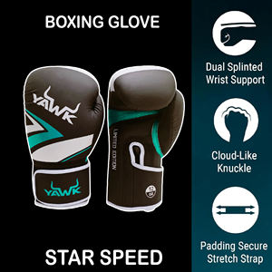 ถุงมือชกมวยคุณภาพสูงแบบ OEM ผลิตตามสั่ง ทำจากหนังวัวแท้ ถุงมือมวยไทย ถุงมือชกมวยสำหรับการฝึกซ้อมระดับมืออาชีพ - Product Image 3