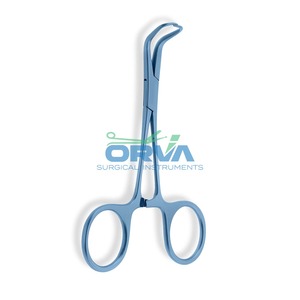 Juego de instrumentos de fórceps quirúrgicos de acero inoxidable de 13,5 pulgadas al por mayor, abrazaderas de toalla Backhaus, Clip curvo recto para cable de tubo - Product Image 2