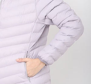 2024 mode en plein air femmes doudoune respirant doudoune imperméable respirant Polyester Nylon denim veste - Product Image 5