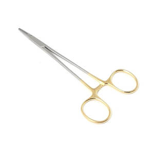 Fórceps de aguja quirúrgica de acero inoxidable de 14cm de alta calidad, soporte de aguja de instrumento médico Manual, instrumentos quirúrgicos al por mayor - Product Image 2