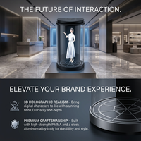 Sistema de Proyección Inteligente para Exhibición de Publicidad, con Soporte de Visualización de Hologramas 3D OEM, Guía Interactiva con IA y Navegación