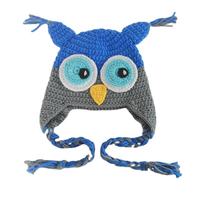 Gorro de Invierno de Ganchillo con Diseño de Búho 2025, Unisex, Hecho a Mano con Hilo de Algodón Leche, para Niño o Niña, en Oferta y Disponible para Fiestas
