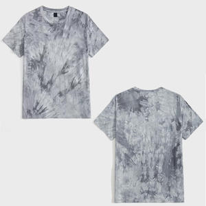 OEM 100% Cotton Formal Short Sleeve Tie Dye <b>Tshirts</b> for Men Summer Fashion Wear Custom Printing with Private Label logo Branding - Product Image 5