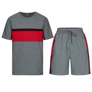 Conjuntos de verano hechos de algodón 100% para hombres, camisetas con cuello redondo y conjuntos de pantalones cortos hechos en Pakistán, conjuntos de talla grande de alta calidad para hombres - Product Image 1