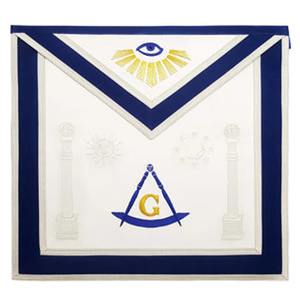 Venta al por mayor de moda bordado a mano maestro DELANTAL cuero hecho a mano masónico Regalia Jeweled Pet collares de fabricación - Product Image 6