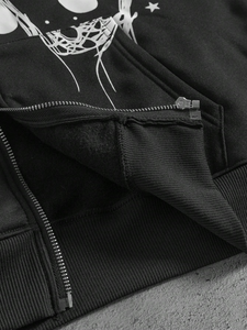 Sudadera con Capucha Vintage Lavada al por Mayor con Logotipo Personalizado, Ajuste Holgado para Hombre y Mujer, Estilo Urbano, Sudadera con Capucha Lisa de Alta Calidad y Tejido Grueso - Product Image 3