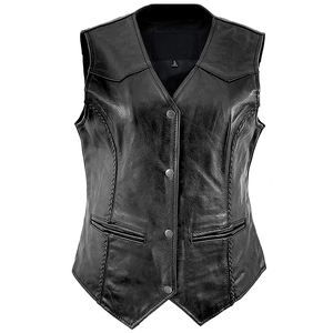Nouvel arrivage Mode hivernale Gilet en cuir pour hommes en couleur Soli Style de rue teint en plaine avec service OEM Gilet en cuir - Product Image 6