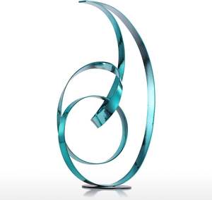 Statue en aluminium Sculptures de salon à vendre côté vaisselle décorative Articles de maison Grossiste fabricant fournisseur - Product Image 5