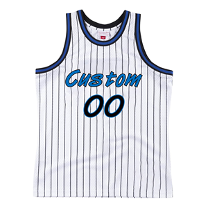 Maillot de basket personnalisé pour adultes, grande taille, 100 % polyester, respirant, séchage rapide, impression par sublimation et transfert thermique - Product Image 1