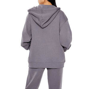 Sudaderas con Capucha para Mujer, 100% Algodón, Impresión Personalizada, Cierre de Cremallera, Mangas Largas, Cuello con Capucha, Multicolores, Lavadas - Product Image 3