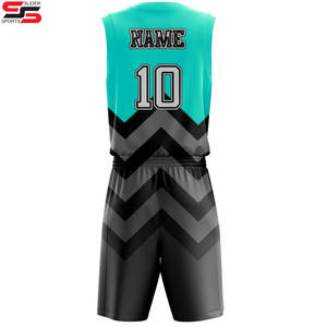 Uniformes de basket-ball réversibles personnalisés pour votre propre équipe Ensemble de maillots de basket-ball vêtements de sport - Product Image 2