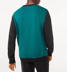 Sudadera corta bordada lavada de algodón con logotipo personalizado para hombre, sudadera en blanco de gran tamaño con hombros caídos, novedad de 2026 - Product Image 3