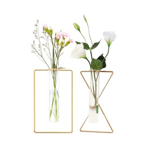 Soporte de flores de hierro de alta calidad, floreros decorativos de mesa de oficina expandible para boda en el hogar y la Oficina - Product Image 5