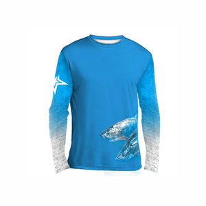 เสื้อเจอร์ซีย์ตกปลาสำหรับทีมพิมพ์ซับลิเมตจากปากีสถาน