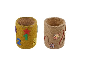 ที่ใส่ดินสอปากกาปอกระเจาที่ทําด้วยมือที่ทําด้วยมือที่มีคุณภาพสูงขายที่ทันสมัยดูผู้ถือปากกาสําหรับการใช้งานโต๊ะสํานักงานโรงเรียน - Product Image 6