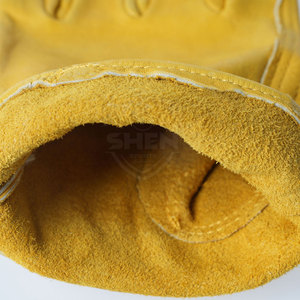 Guantes de Seguridad de Cuero Transpirable con Diseños Únicos 2026, Marca Privada, Personaliza con Tu Propio Logotipo, Guantes de Seguridad de Cuero de Buen Material - Product Image 6